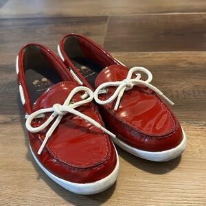 Cole Haan Nantucket Camp
Moccasin Boat Shoe Patent
Leather Slip On Loafer size 7
